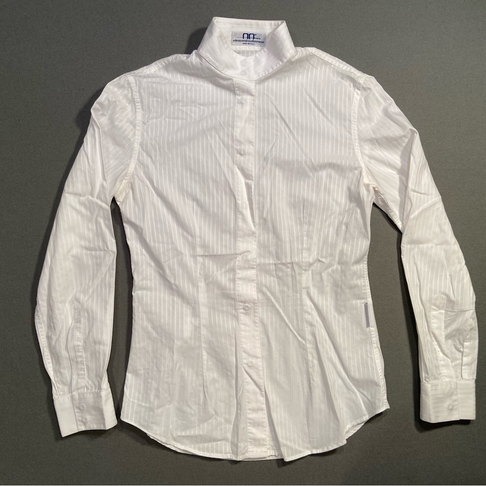 Alessandro Albanese AA, Long Sleeve show shirt, Horse show, snap closure, size S